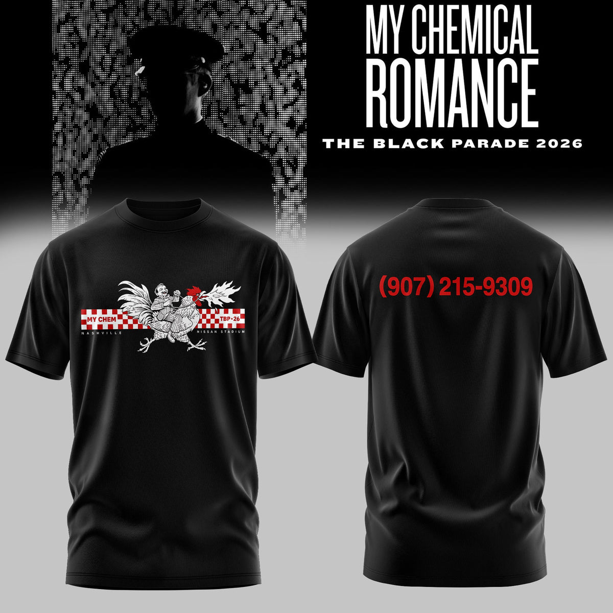 M.C.R – The Black Parade Tour NA 2026 Limited T-Shirt