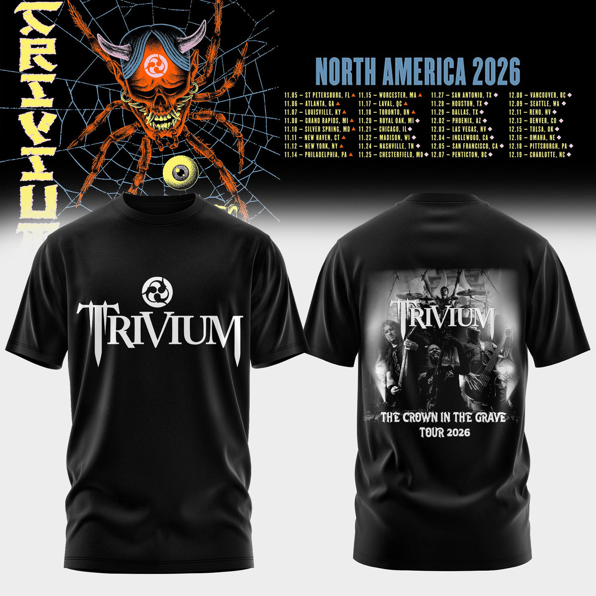 _ Crown in the Grave World Tour 2026 Edition Tee