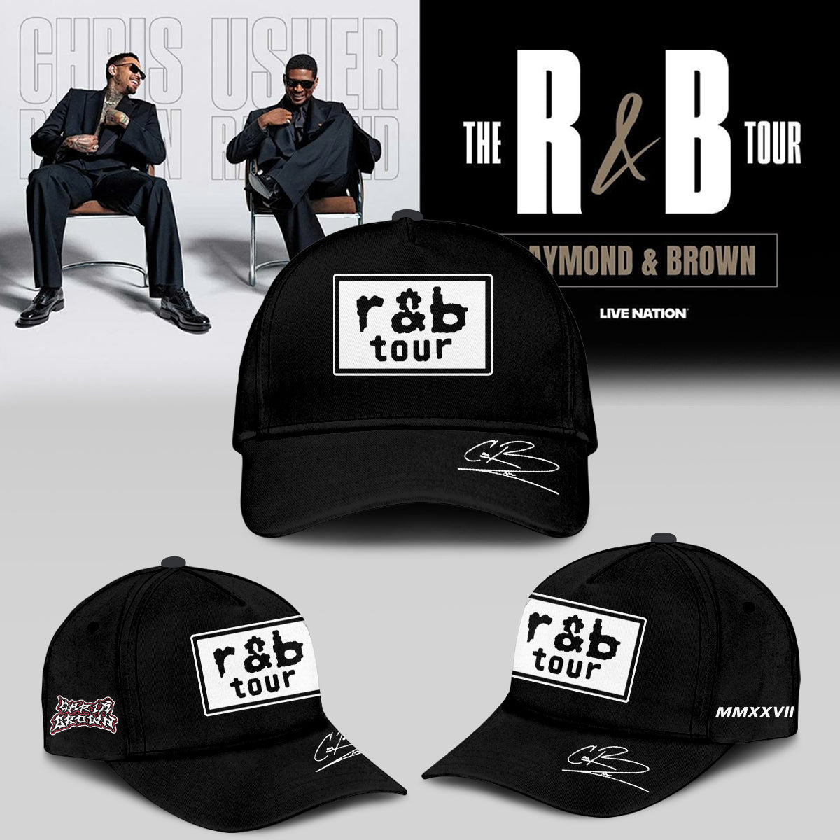 _,Official Chris Brown R&B Tour Signed Hoodie