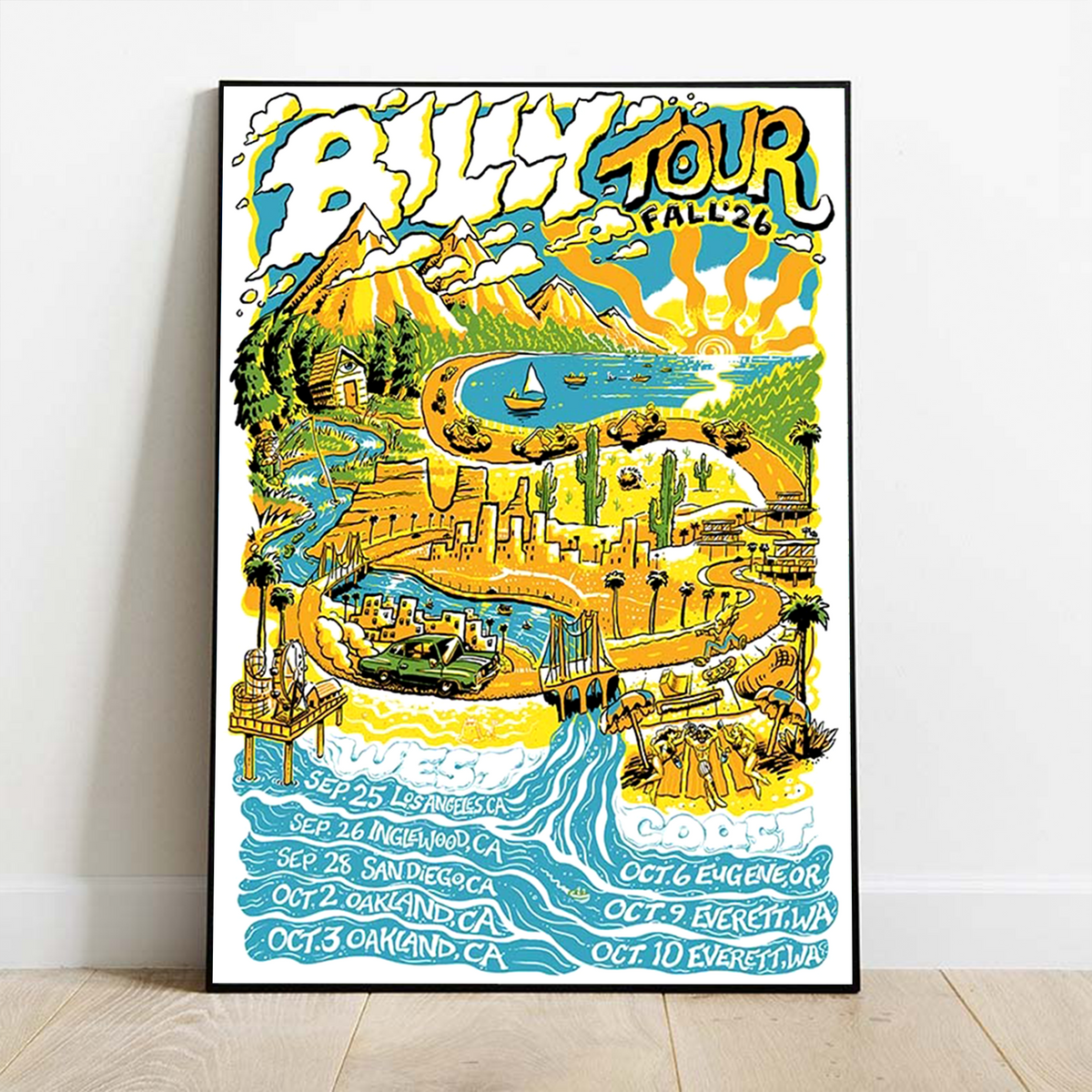 Limited Edition Summer Tour 2026 Poster