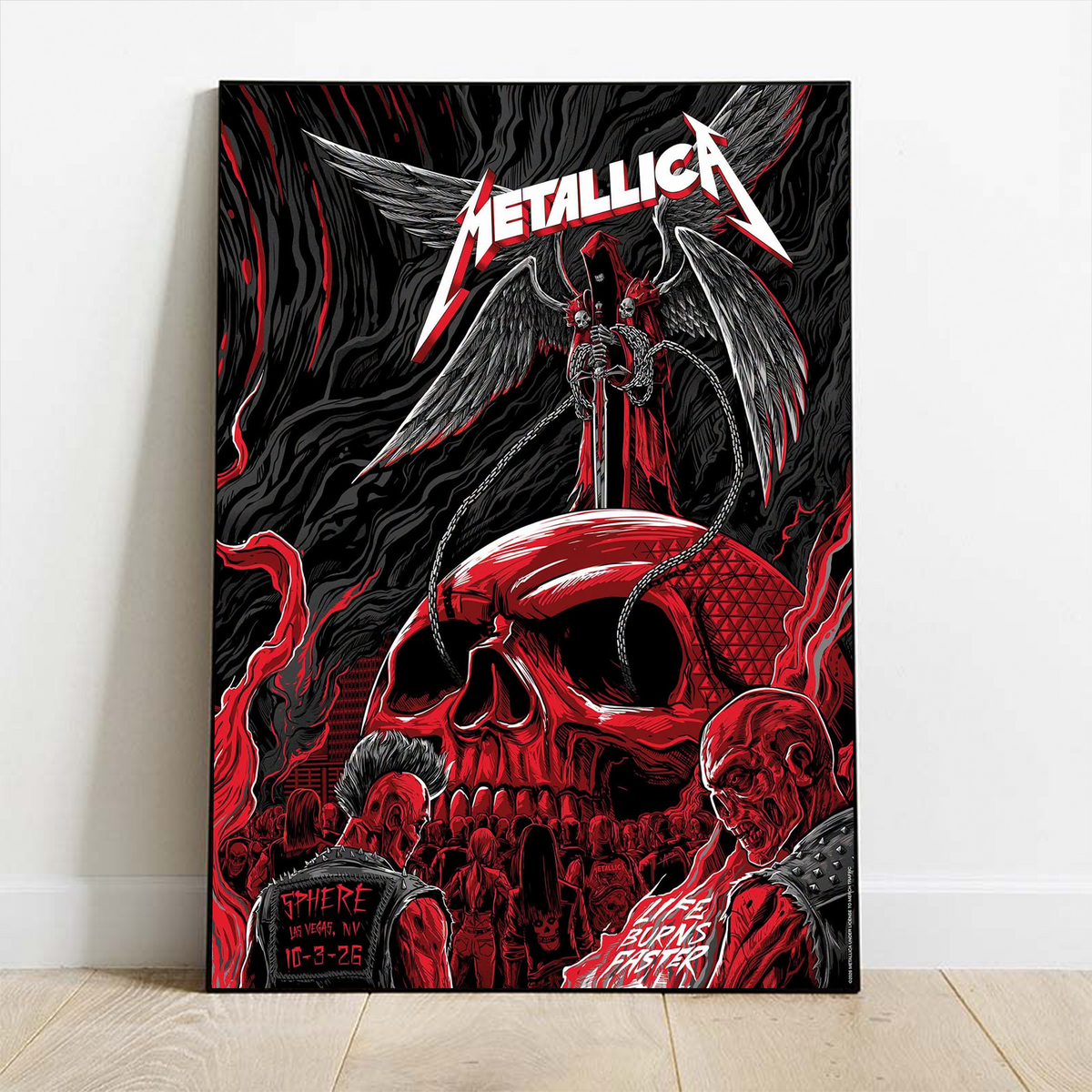 MTLC Life Burns Faster Las Vegas 2026 Week 1 Night 2 Venue Poster Live At Sphere October 3 2026