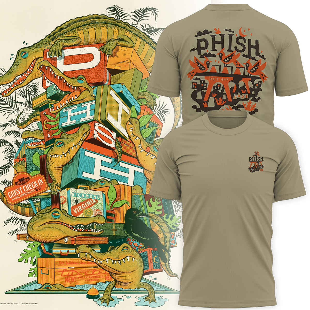 Limited Edition Richmond Fall '26 Event at Richmond, VA T-shirt 🎸🐠