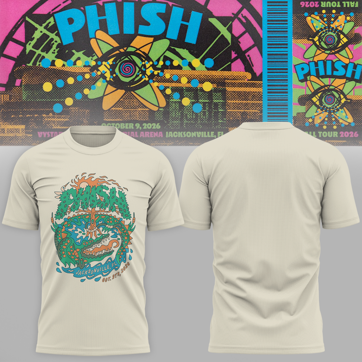 Limited Edition Jacksonville '26 Event at Jacksonville, FL T-shirt 🎸🐠