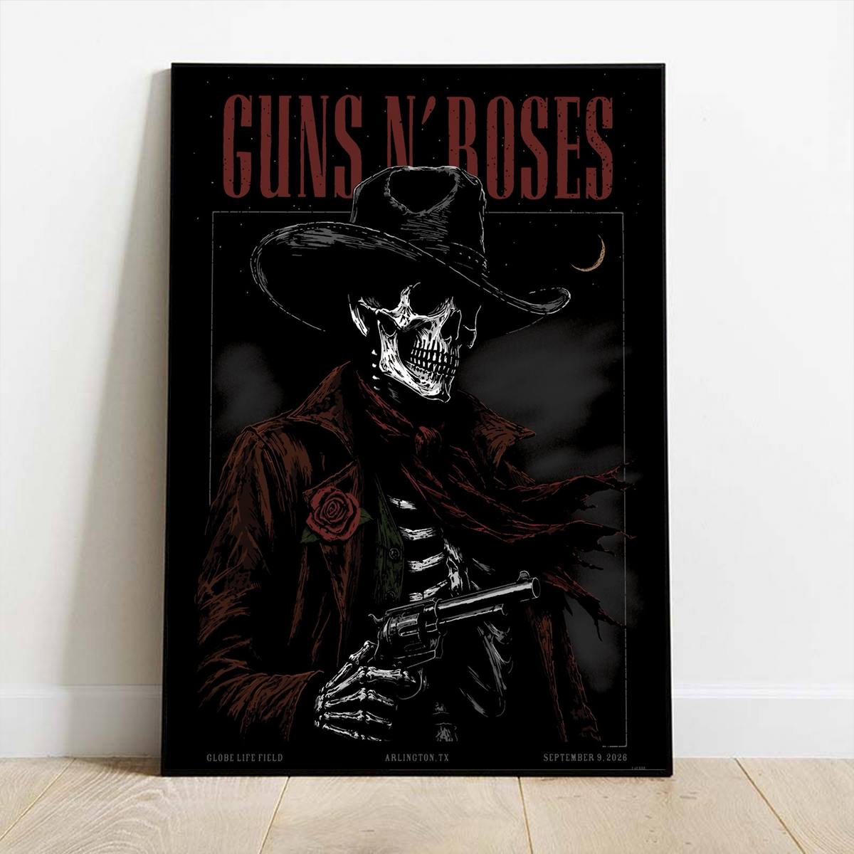 GN’R x Globe Life Field 2026 Tour Limited Edition Poster