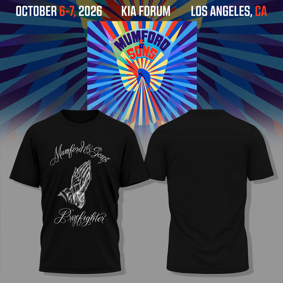 Limited Edition Prizefighter Tour 2026 T-shirt