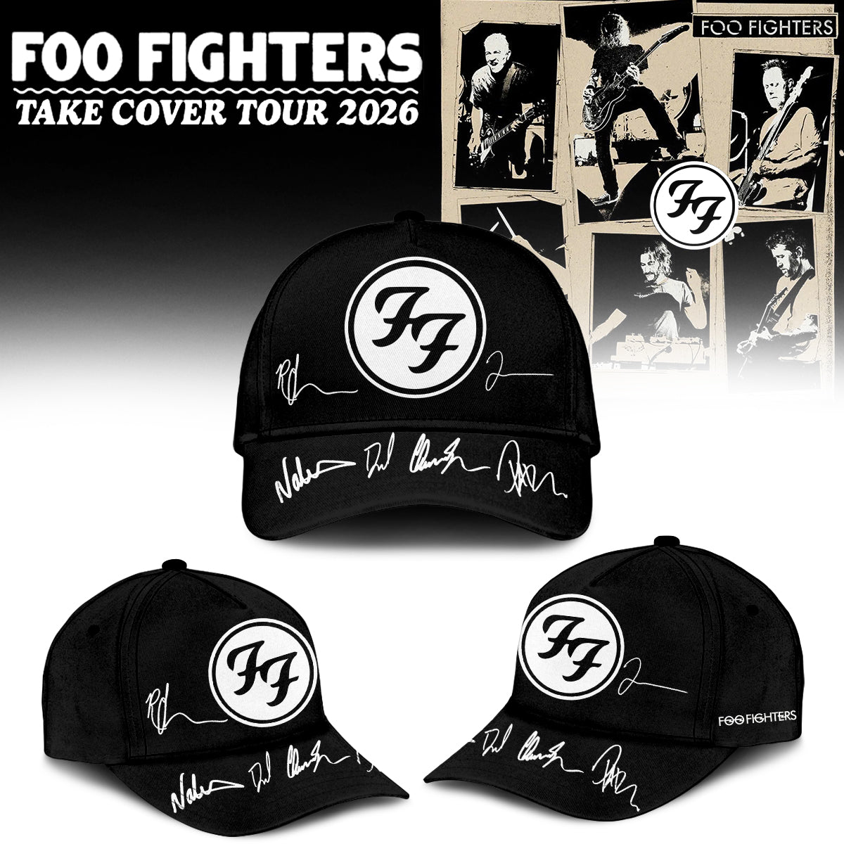 FF ”Take Cover Tour 2026” Limited Edition Signature – Zip Hoodie