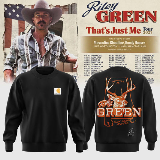 Riley Green That’s Just Me Tour signed Sweatshirt