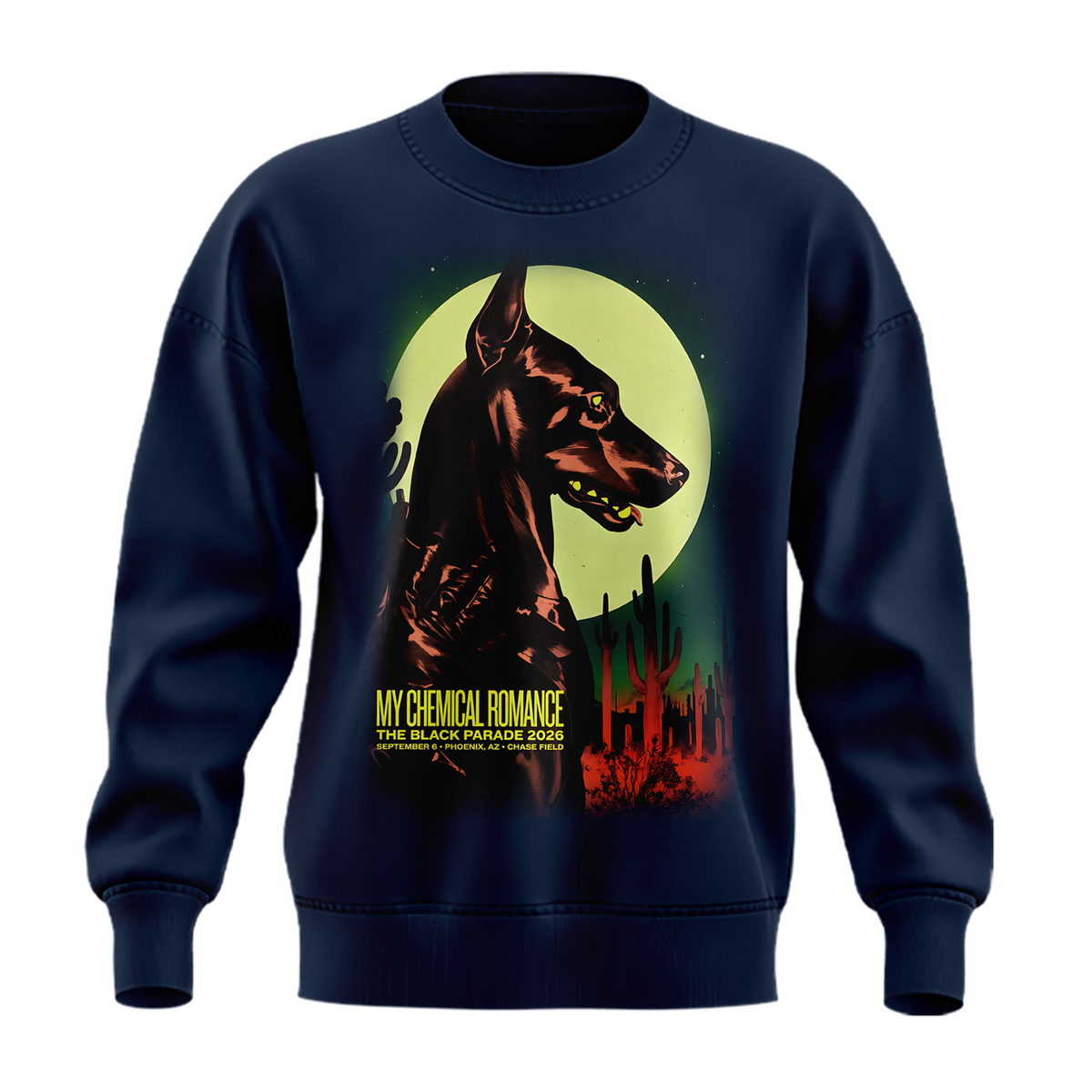 Exclusive City Edition My Chemical Romance x Arizona Diamondbacks Navy Sweatshirt 2026