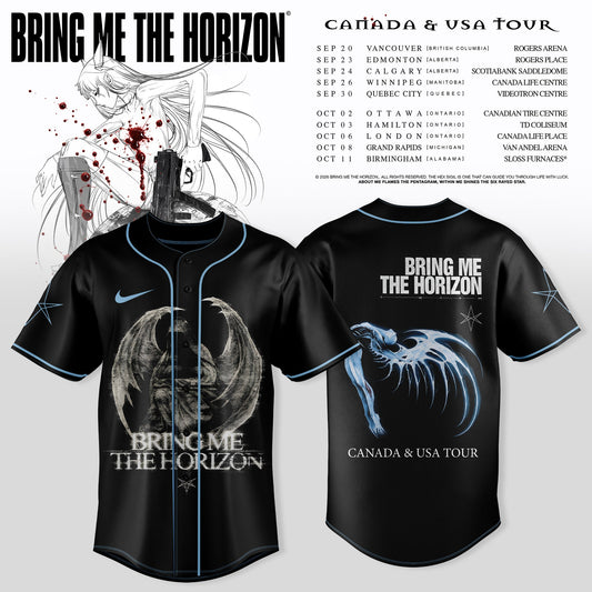 BRING ME THE HORIZON — CANADA & USA TOUR JERSEY
