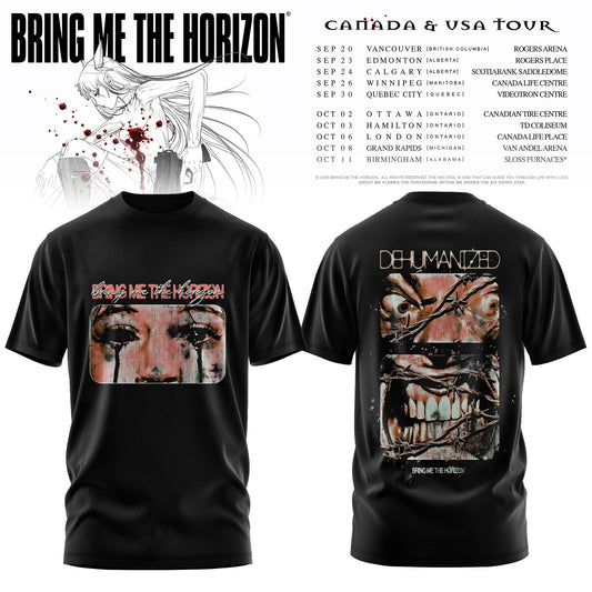 BRING ME THE HORIZON — CANADA & USA TOUR TEE