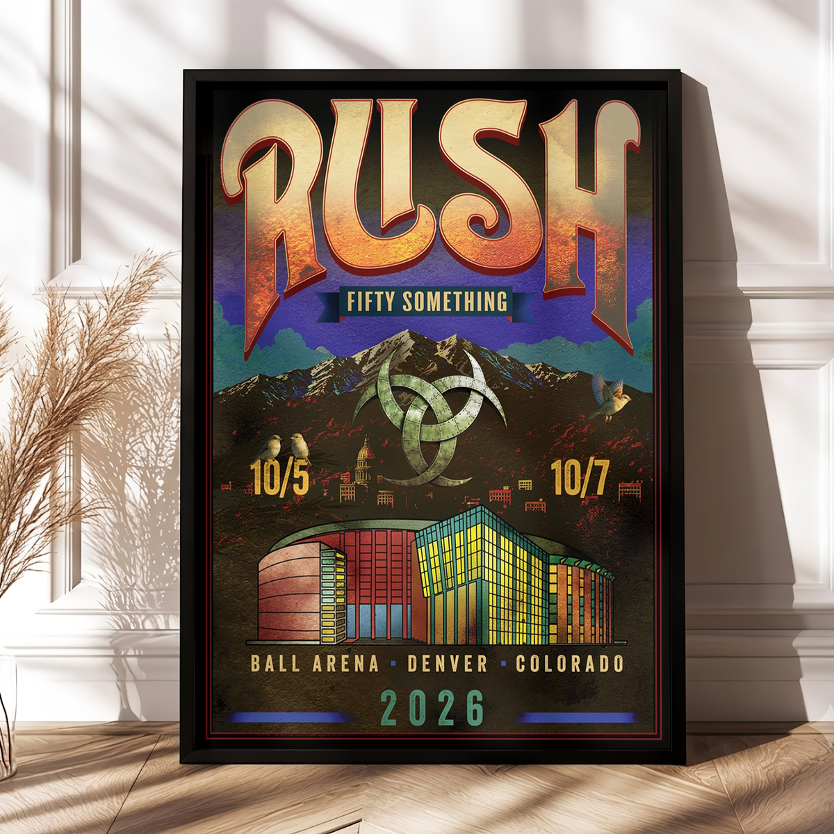 Fifty Something Tour 2026  Denver Colorado Poster