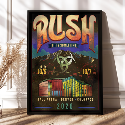 Fifty Something Tour 2026  Denver Colorado Poster