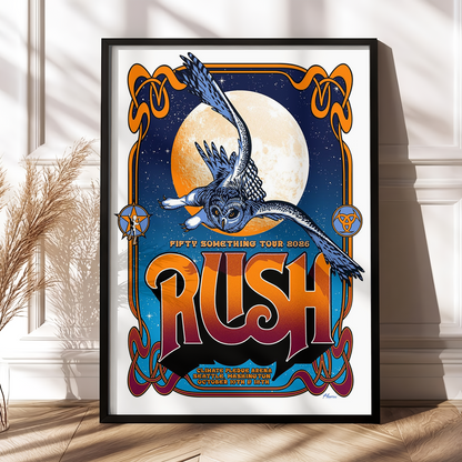 Limited Edition Fifty Something Tour 2026 Poster