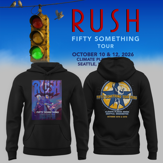 🔥 Rush “Fifty Something Tour 2026” Hoodie