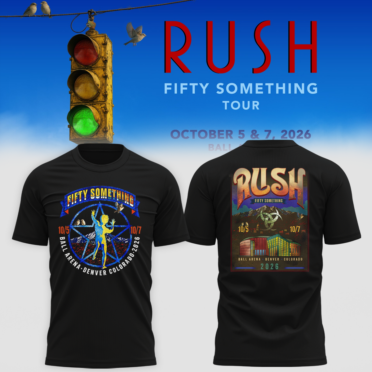 Fifty Something Tour 2026  Denver Colorado T-shirt