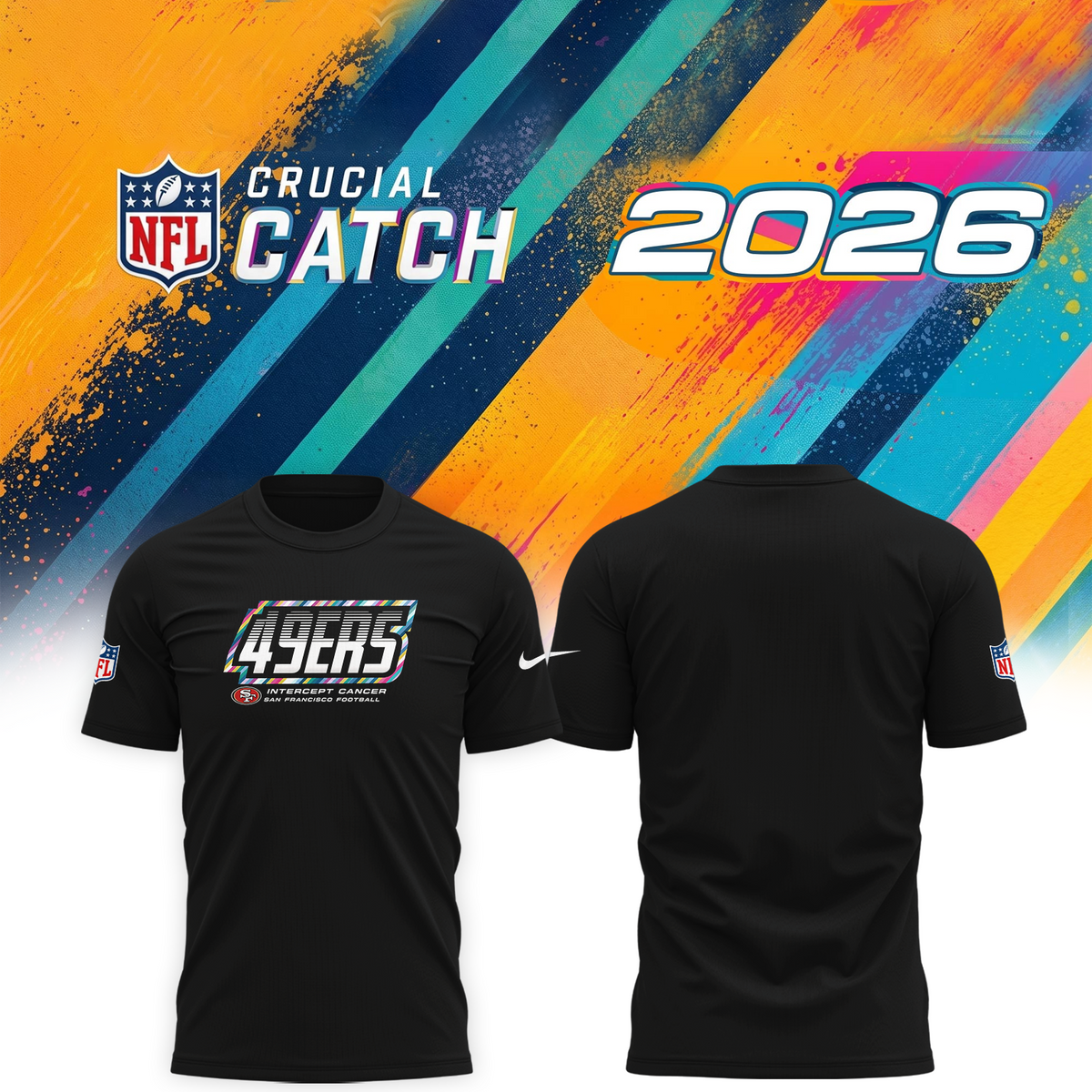 S. F. 49ers 2026 Crucial Catch Limited Tshirt