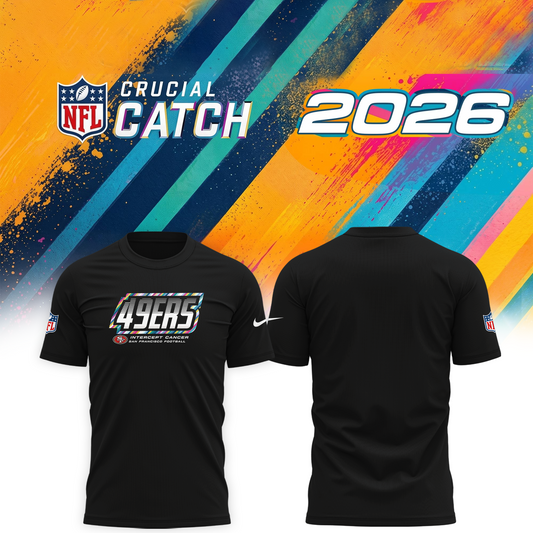 S. F. 49ers 2026 Crucial Catch Limited Tshirt