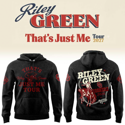 Oklahoma Sooners x Riley Green Thats Just Me Tour 2026 Shirt