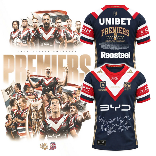 Sydney Roosters 2026 PREMIERS Limited Jersey