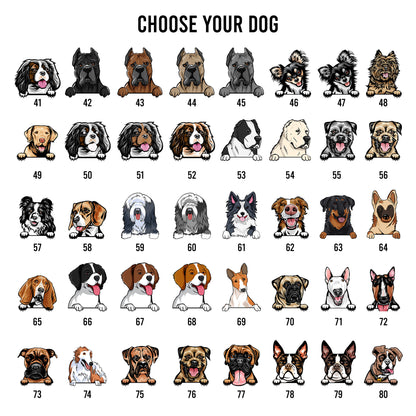 Personalized Dog Welcome Sign: Custom Pet Door Hanger