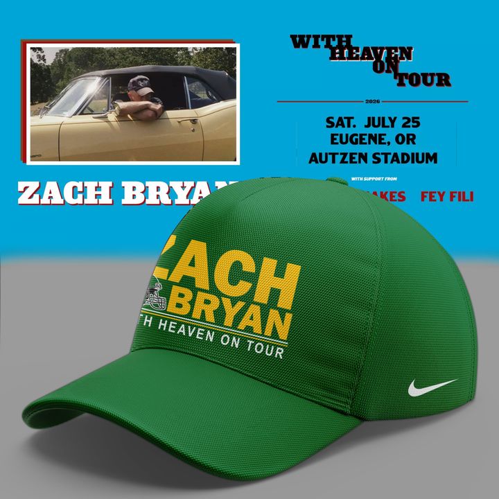 Perfect Hoodie 2026 Zach Bryan x Oregon Football - With Heaven On Tour Hoodie