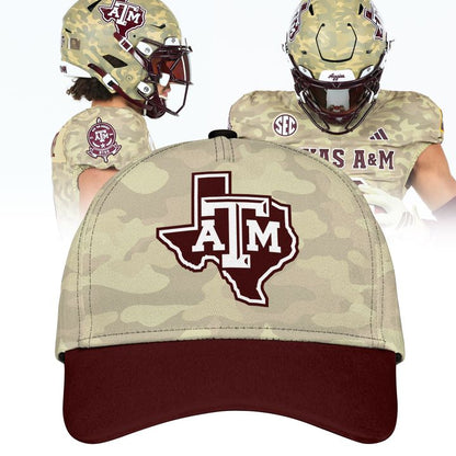 Texas A&M Aggies Honor & Support Camo T-Shirt