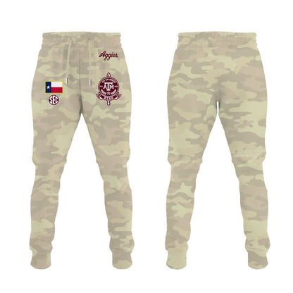Texas A&M Aggies Honor & Support Camo Hoodie