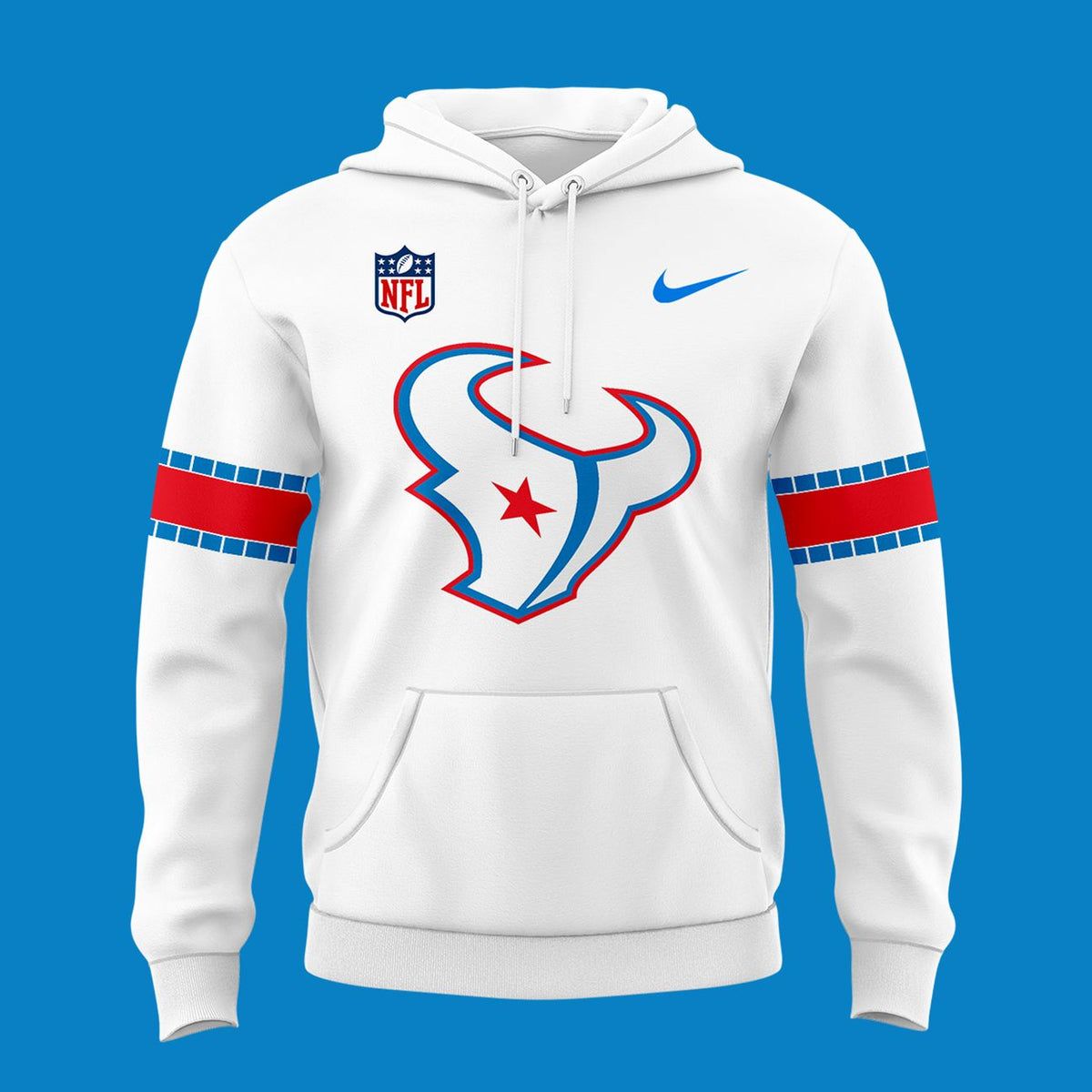 Houston Texans Rivalries By the H. For the H. 2026 Hoodie - White