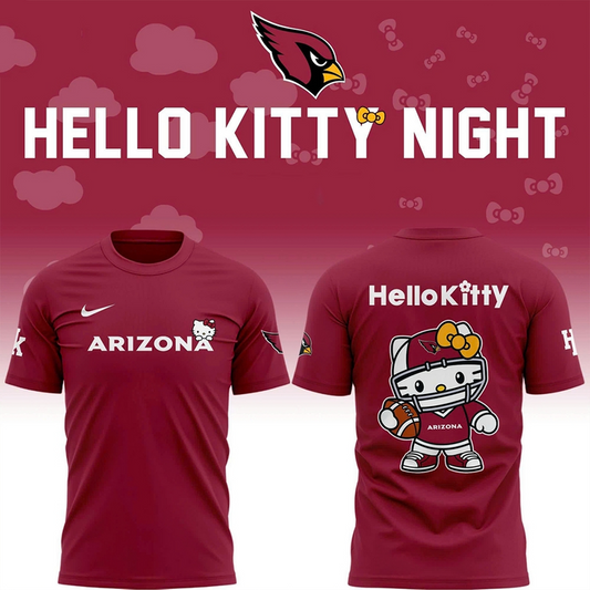 Arizona Cardinals Hello Kitty 2026 Limited Edition T-Shirt