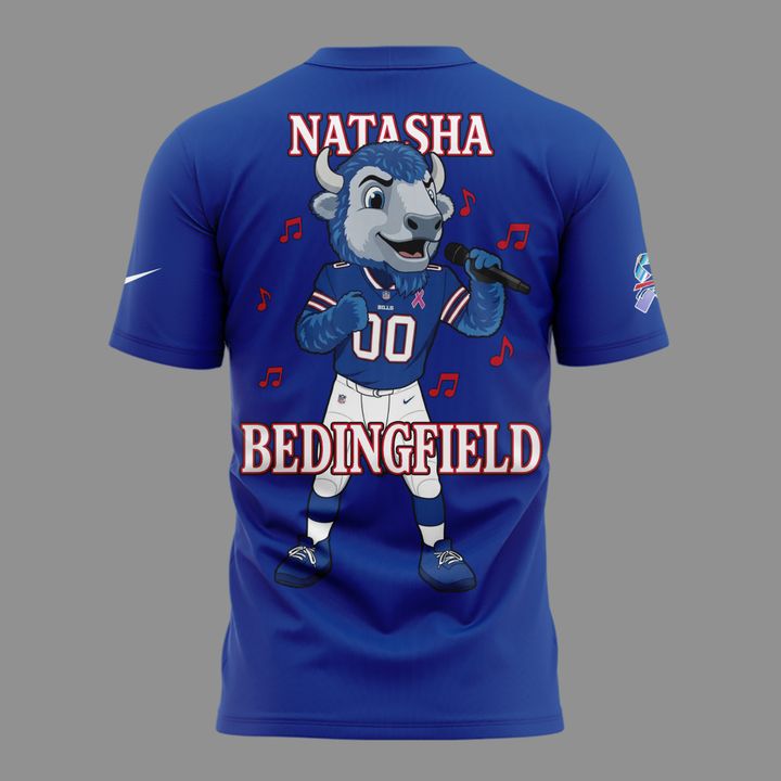 Bills x Natasha Bedingfield - Crucial Catch Intercept Cancer T-Shirt