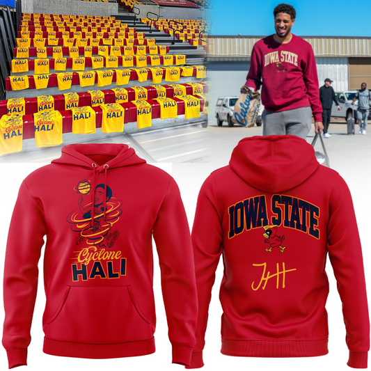 Limited Edition Tyrese Haliburton x Iowa State Men's Basketball Red Hoodie 2026