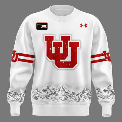 Limited Edition Utah Utes Football White Out Sweatshirt 2026