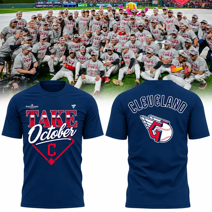 01.58. Red Shirt Take October Cleveland Guardians 2026 Limited Edition T-Shirt