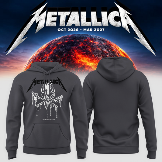 Life Burns Faster 2026 Tour Live At Sphere Las Vegas Merch St. Anger Thunder T-Shirt Hoodie