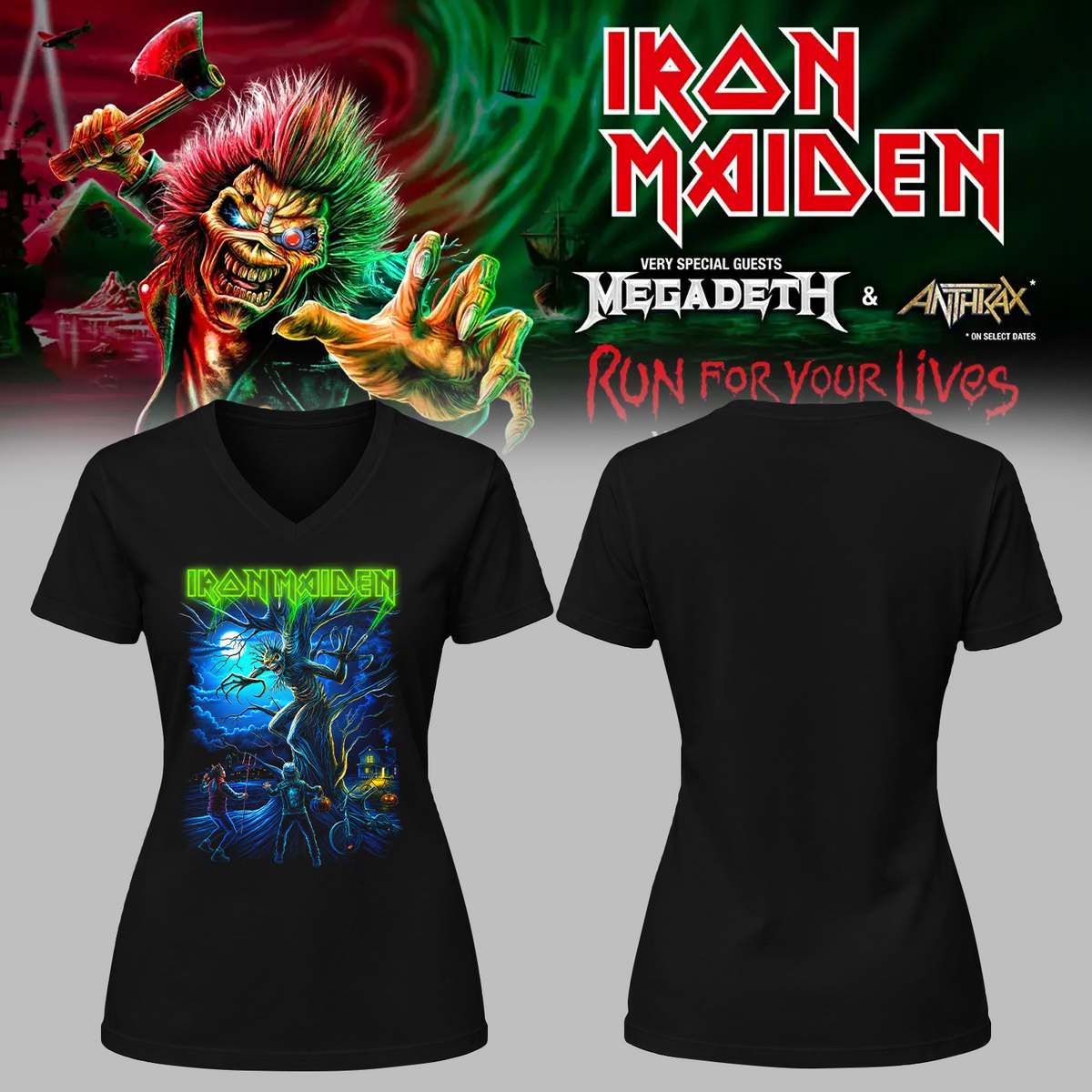 Iron Maiden Costa Rica 2026 Event V-neck