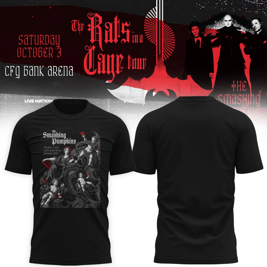 The Smashing Pumpkins Baltimore MD 2026 Show Shirt Live At CFG Bank Arena October 3 2026
