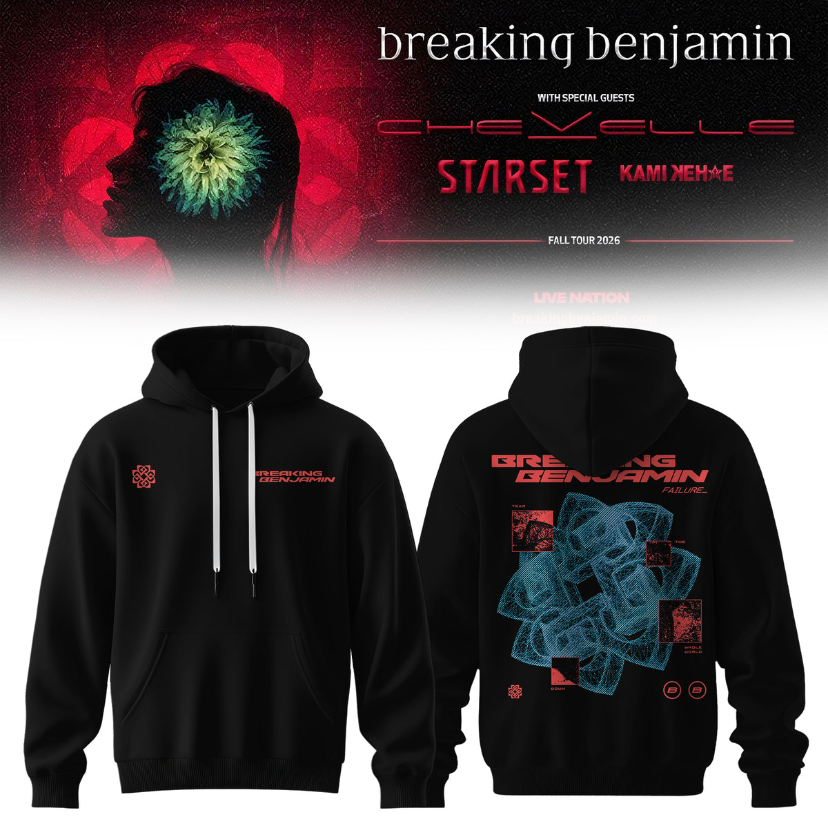 BREAKIN' B American Tour 2026 3D Graphic Hoodie V2